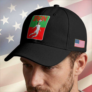 Iran Soccer Lover Baseball Cap Proud Persian Roots Gift TS12 Print Your Wear