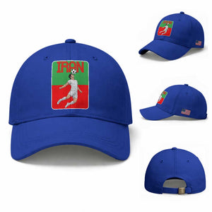 Iran Soccer Lover Baseball Cap Proud Persian Roots Gift TS12 Baseball Cap Universal Fit Royal Blue Print Your Wear
