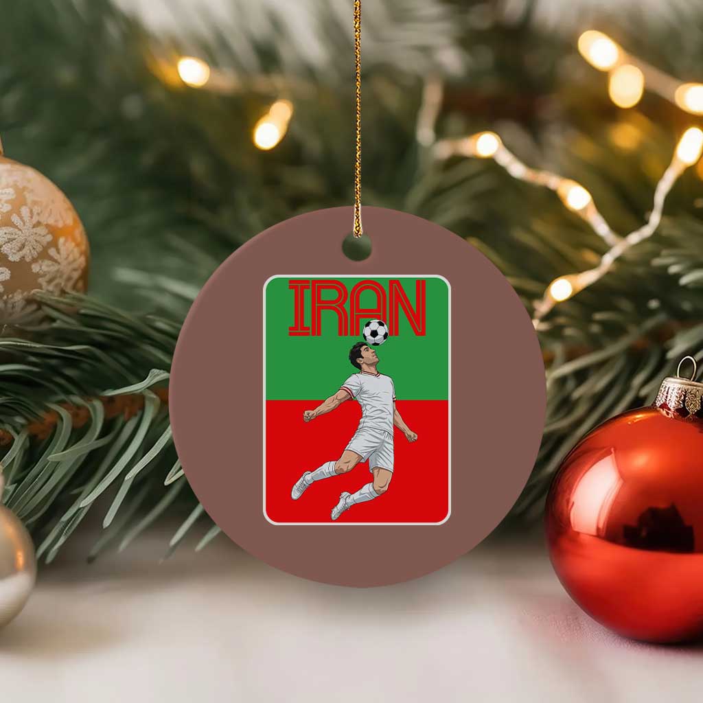 Iran Soccer Lover Ceramic Ornament Proud Persian Roots Gift TS12 1pc Mocha Print Your Wear