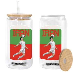 Iran Soccer Lover Glass Can Proud Persian Roots Gift TS12 Print Your Wear