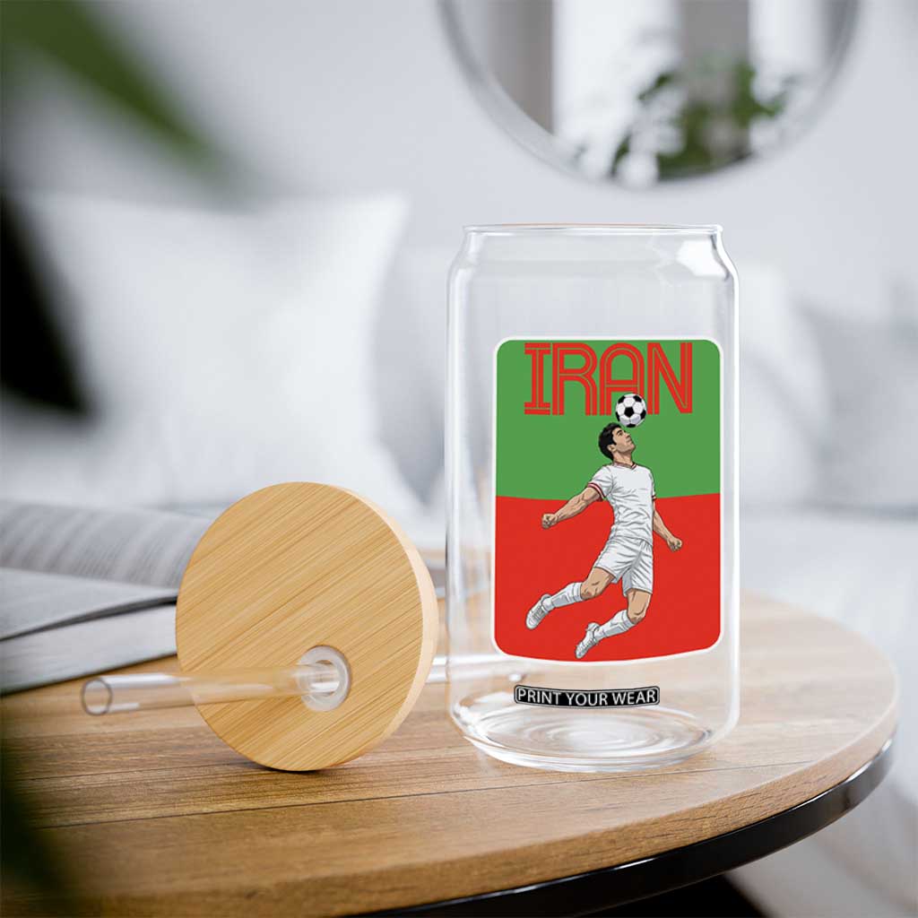 Iran Soccer Lover Glass Can Proud Persian Roots Gift TS12 Print Your Wear