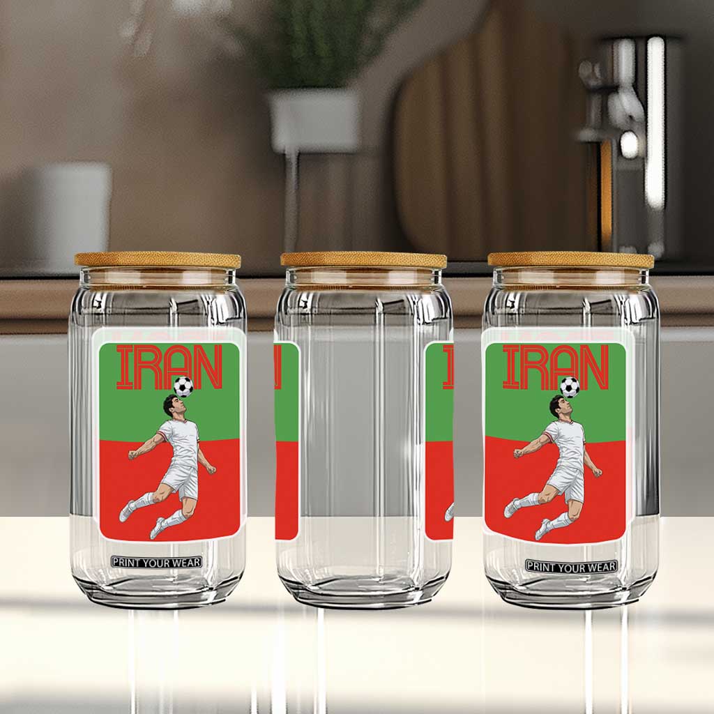 Iran Soccer Lover Glass Can Proud Persian Roots Gift TS12 Print Your Wear