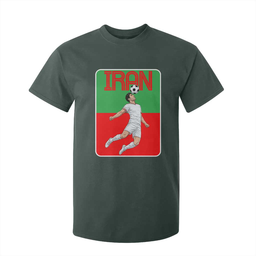 Iran Soccer Lover T Shirt For Kid Proud Persian Roots Gift TS12 Dark Forest Green Print Your Wear