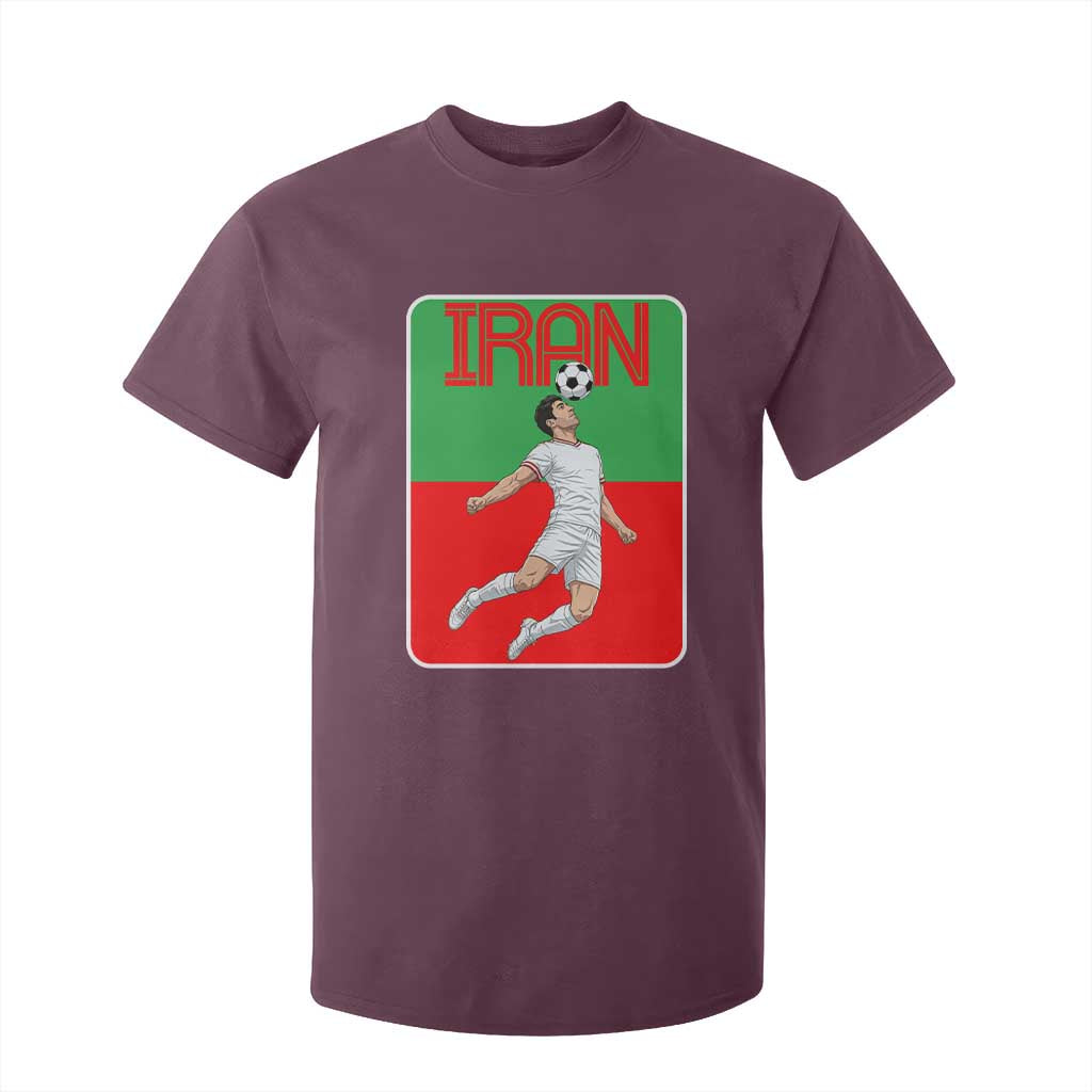 Iran Soccer Lover T Shirt For Kid Proud Persian Roots Gift TS12 Maroon Print Your Wear