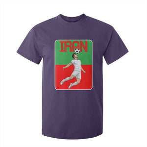 Iran Soccer Lover T Shirt For Kid Proud Persian Roots Gift TS12 Purple Print Your Wear