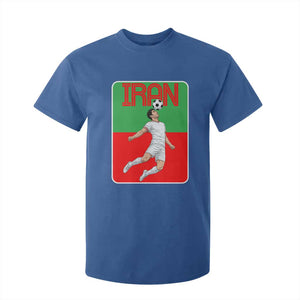 Iran Soccer Lover T Shirt For Kid Proud Persian Roots Gift TS12 Royal Blue Print Your Wear