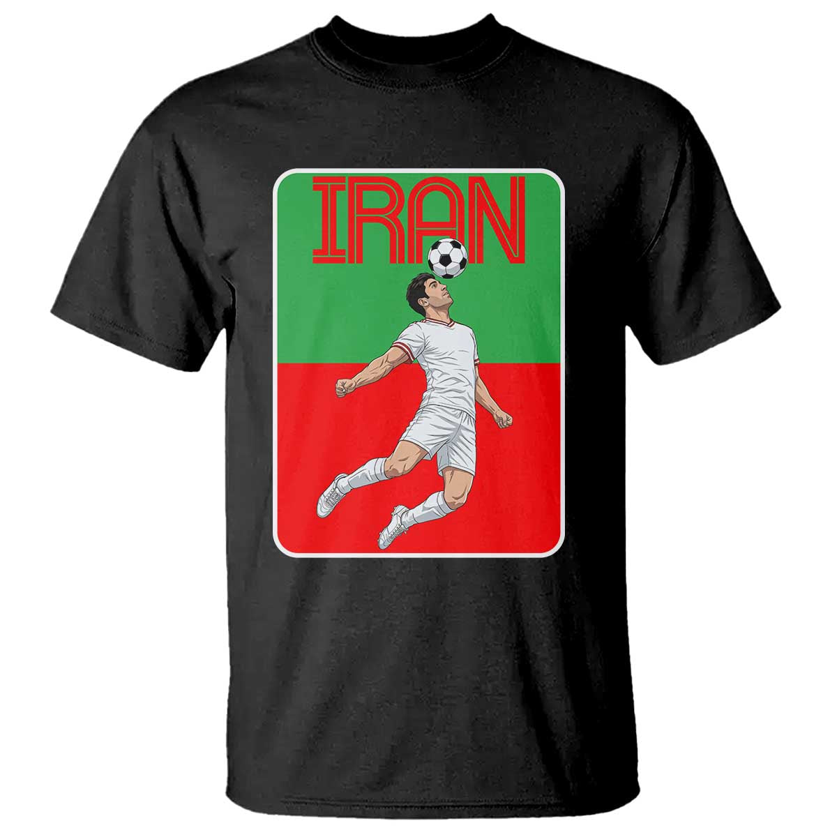 Iran Soccer Lover T Shirt Proud Persian Roots Gift TS12 Black Print Your Wear