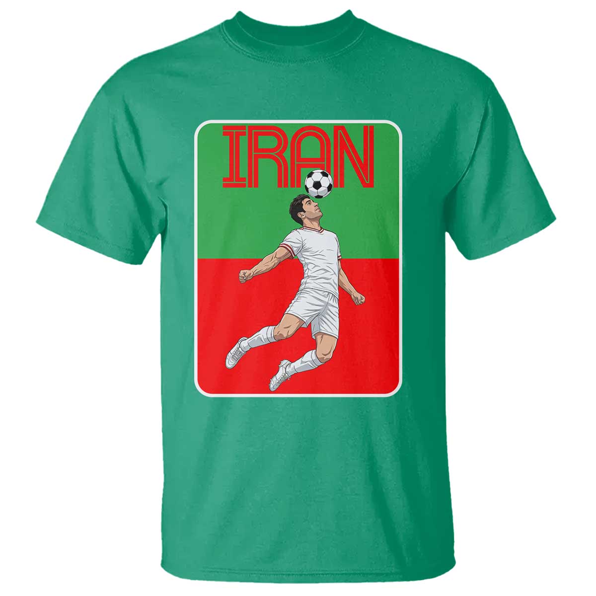 Iran Soccer Lover T Shirt Proud Persian Roots Gift TS12 Irish Green Print Your Wear
