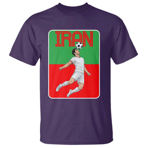 Iran Soccer Lover T Shirt Proud Persian Roots Gift TS12 Purple Print Your Wear