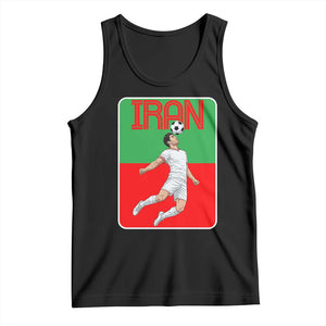 Iran Soccer Lover Tank Top Proud Persian Roots Gift TS12 Black Print Your Wear