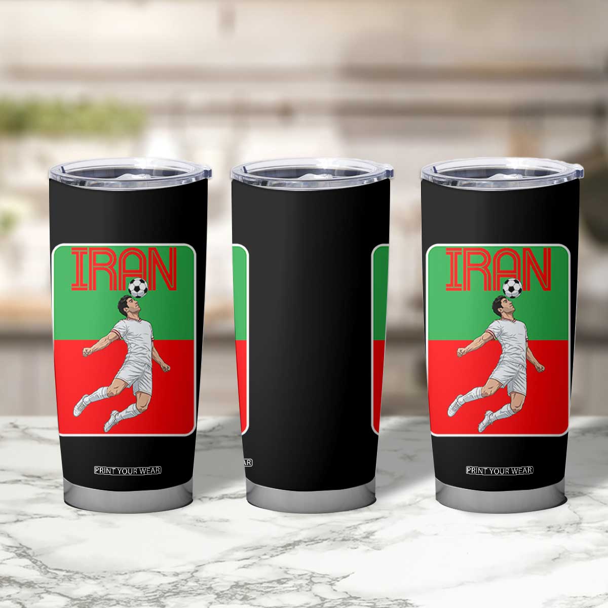 Iran Soccer Lover Tumbler Cup Proud Persian Roots Gift TS12 Print Your Wear