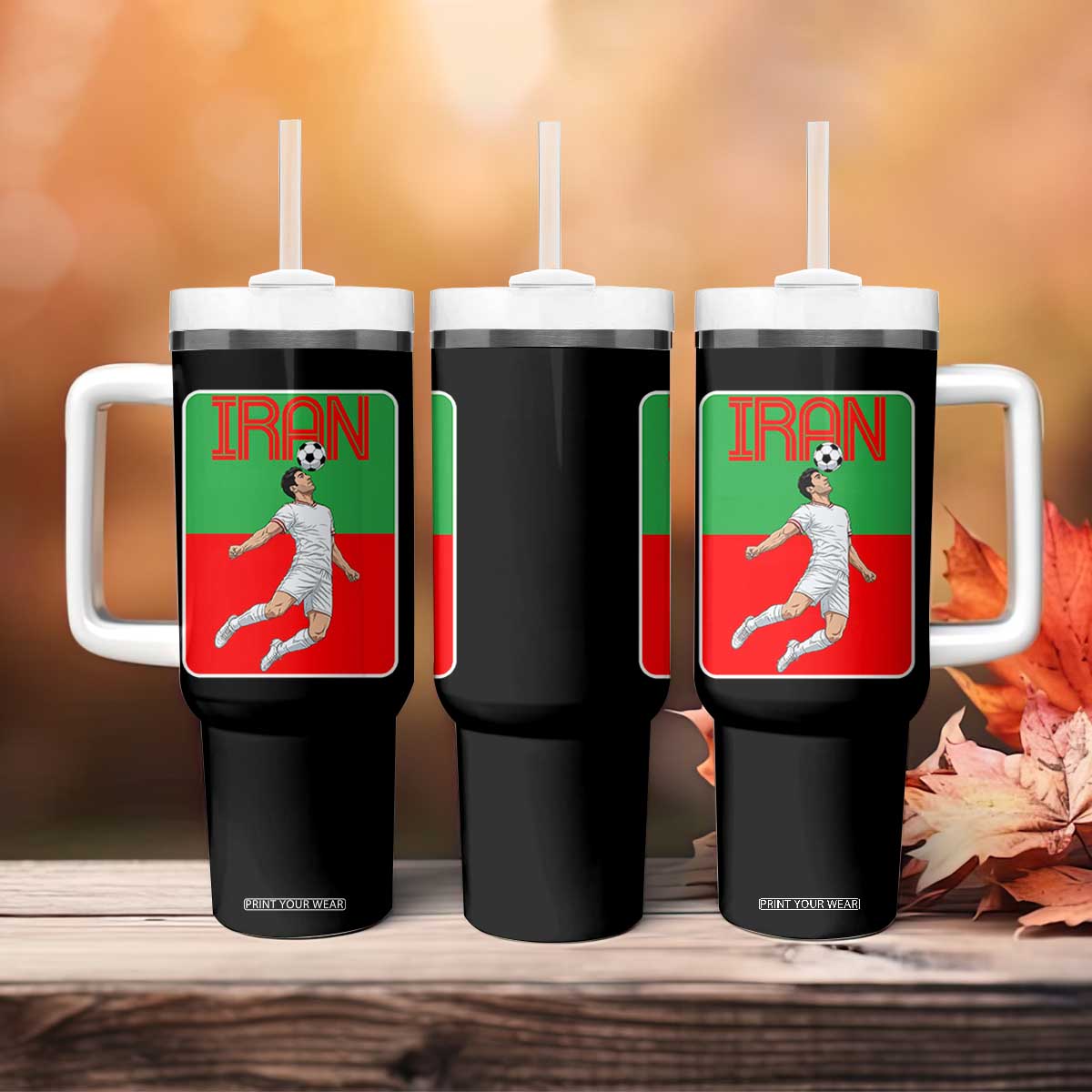Iran Soccer Lover Tumbler With Handle Proud Persian Roots Gift TS12 Print Your Wear