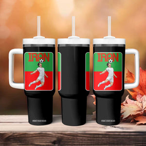 Iran Soccer Lover Tumbler With Handle Proud Persian Roots Gift TS12 Print Your Wear