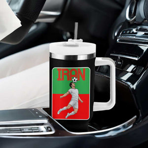 Iran Soccer Lover Tumbler With Handle Proud Persian Roots Gift TS12 Print Your Wear