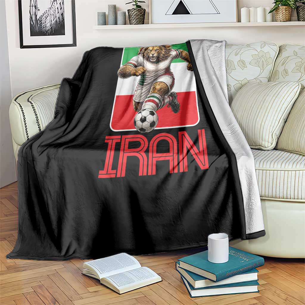 Persian Lions Soccer Fan Throw Blanket Proud Iranian Heritage Gift TS12 Print Your Wear