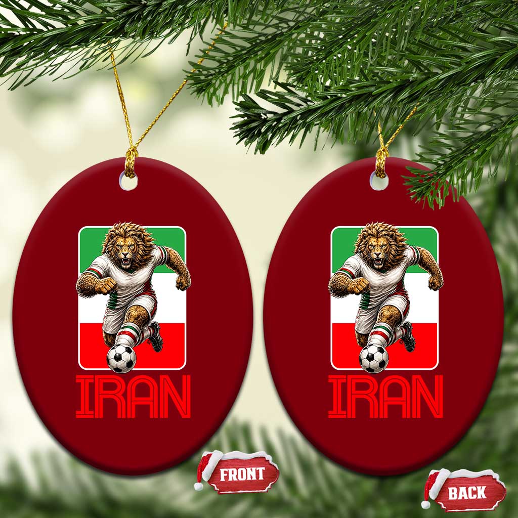 Persian Lions Soccer Fan Ceramic Ornament Proud Iranian Heritage Gift TS12 Print Your Wear