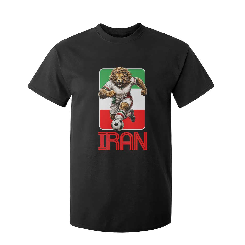 Persian Lions Soccer Fan T Shirt For Kid Proud Iranian Heritage Gift TS12 Black Print Your Wear