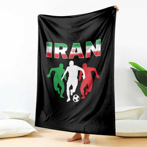 Supporting Iran Soccer Fan Throw Blanket Proud Persian Heritage Gift TS12 Print Your Wear