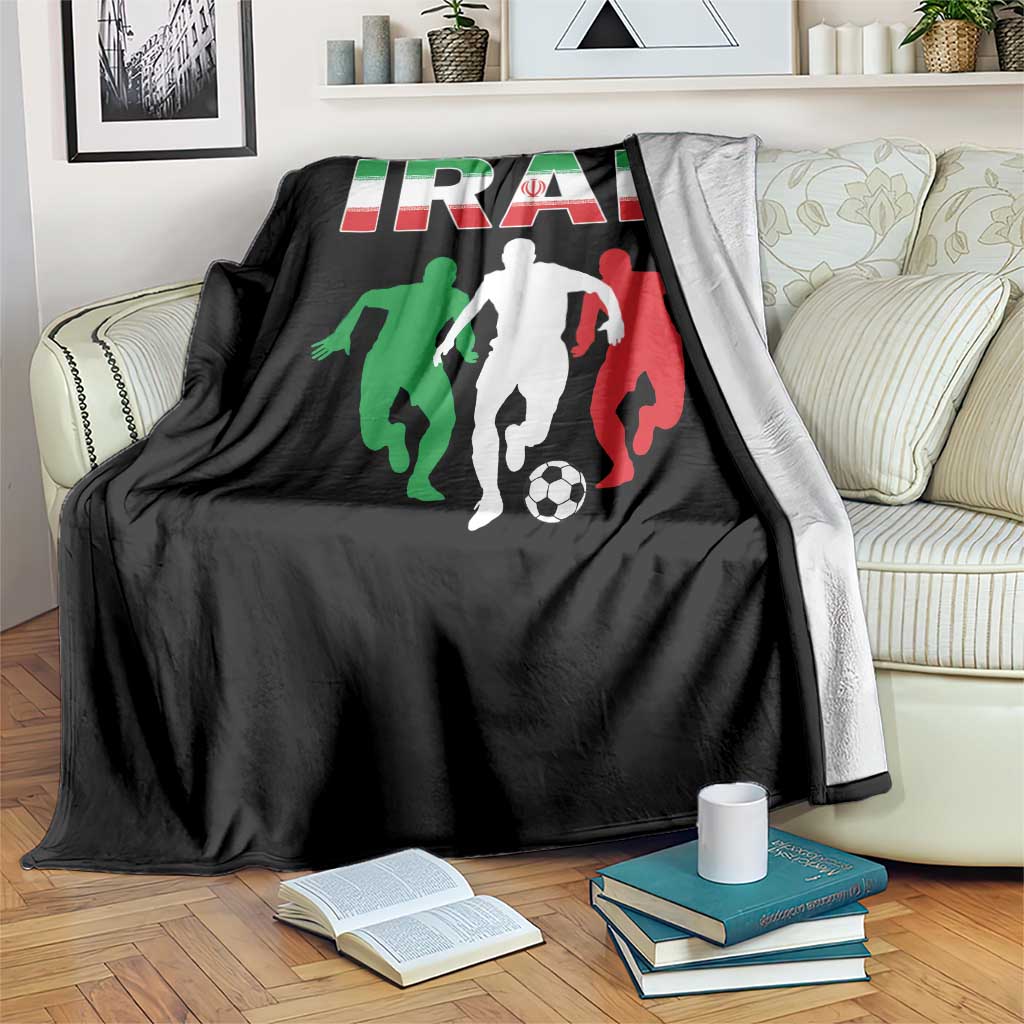 Supporting Iran Soccer Fan Throw Blanket Proud Persian Heritage Gift TS12 Print Your Wear