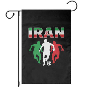 Supporting Iran Soccer Fan Garden Flag Proud Persian Heritage Gift TS12 Black Print Your Wear