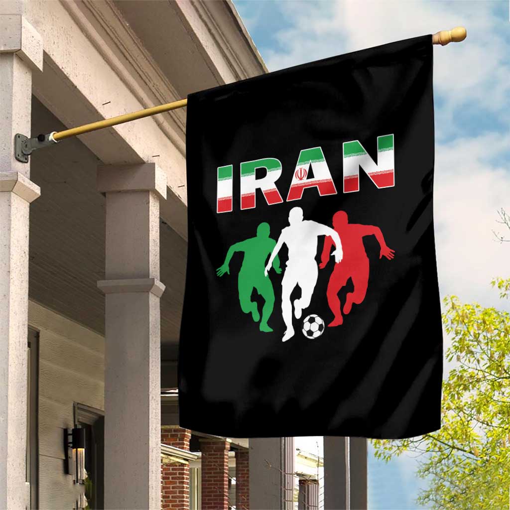 Supporting Iran Soccer Fan Garden Flag Proud Persian Heritage Gift TS12 Print Your Wear
