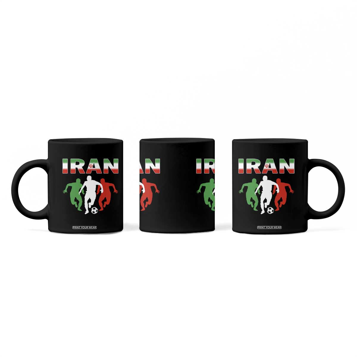 Supporting Iran Soccer Fan Coffee Mug Proud Persian Heritage Gift TS12 Print Your Wear