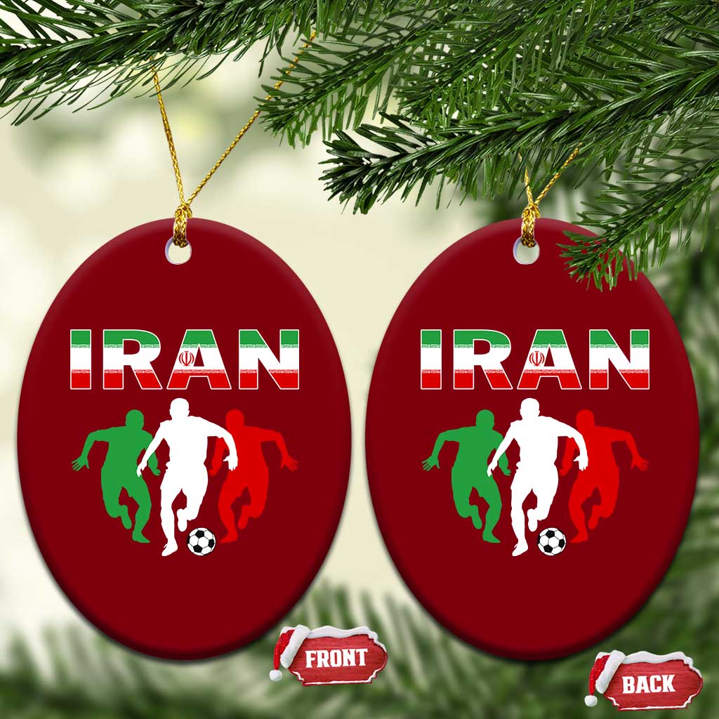 Supporting Iran Soccer Fan Ceramic Ornament Proud Persian Heritage Gift TS12 Print Your Wear