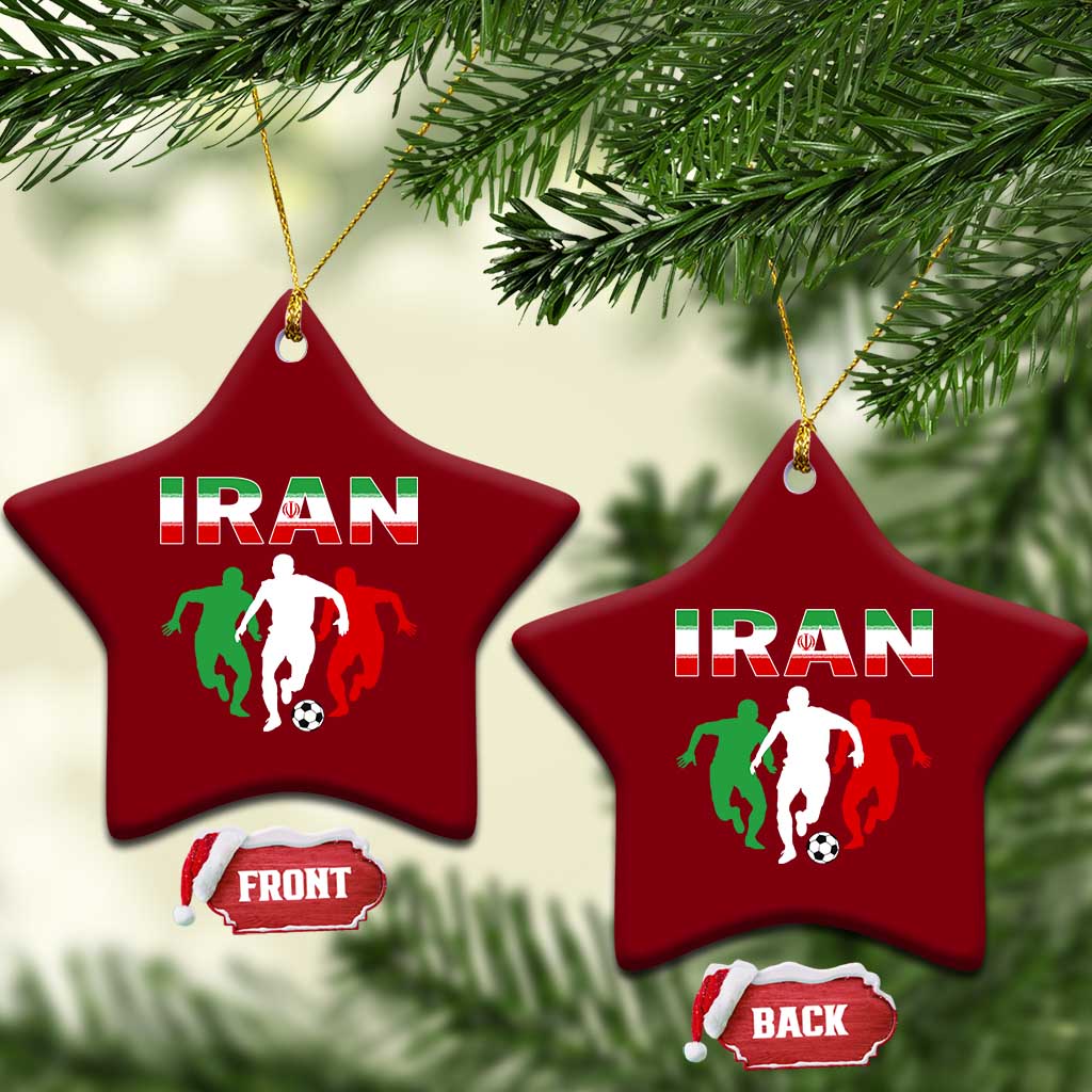 Supporting Iran Soccer Fan Ceramic Ornament Proud Persian Heritage Gift TS12 Print Your Wear