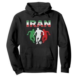 Supporting Iran Soccer Fan Hoodie Proud Persian Heritage Gift TS12 Black Print Your Wear