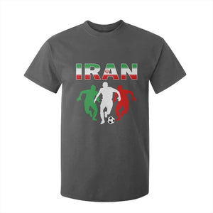 Supporting Iran Soccer Fan T Shirt For Kid Proud Persian Heritage Gift TS12 Dark Heather Print Your Wear