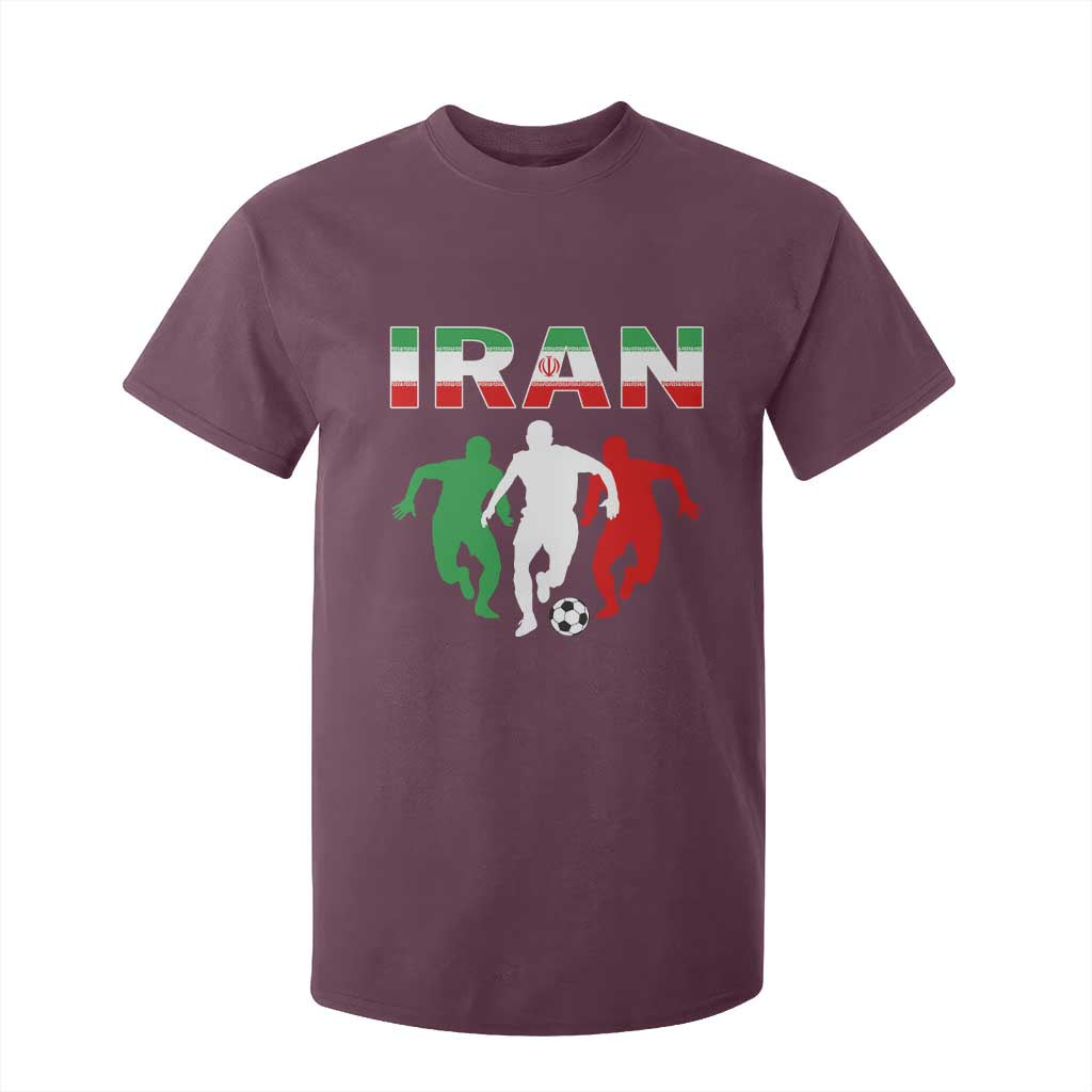 Supporting Iran Soccer Fan T Shirt For Kid Proud Persian Heritage Gift TS12 Maroon Print Your Wear