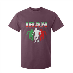Supporting Iran Soccer Fan T Shirt For Kid Proud Persian Heritage Gift TS12 Maroon Print Your Wear