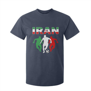 Supporting Iran Soccer Fan T Shirt For Kid Proud Persian Heritage Gift TS12 Navy Print Your Wear