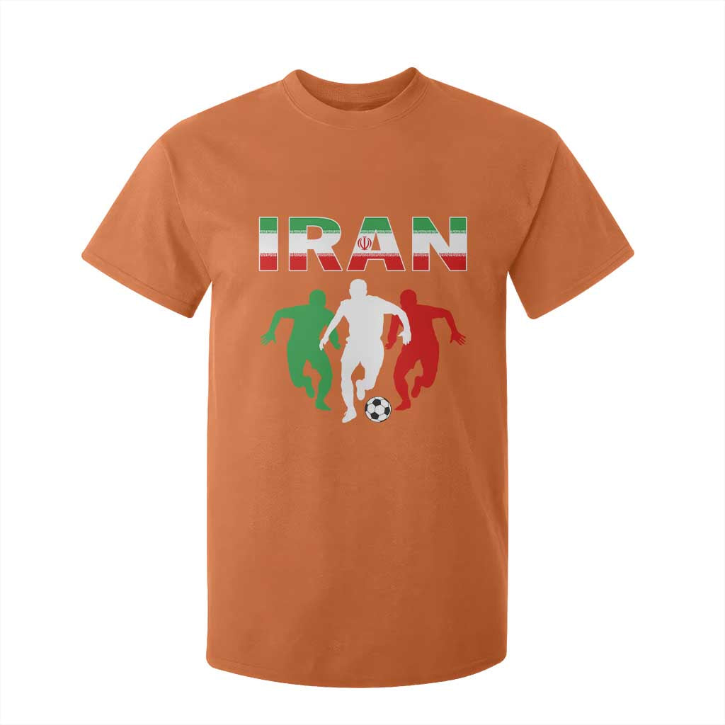 Supporting Iran Soccer Fan T Shirt For Kid Proud Persian Heritage Gift TS12 Orange Print Your Wear