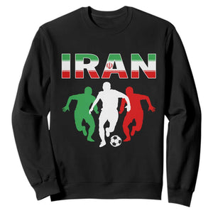 Supporting Iran Soccer Fan Sweatshirt Proud Persian Heritage Gift TS12 Black Print Your Wear