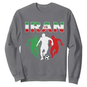 Supporting Iran Soccer Fan Sweatshirt Proud Persian Heritage Gift TS12 Charcoal Print Your Wear