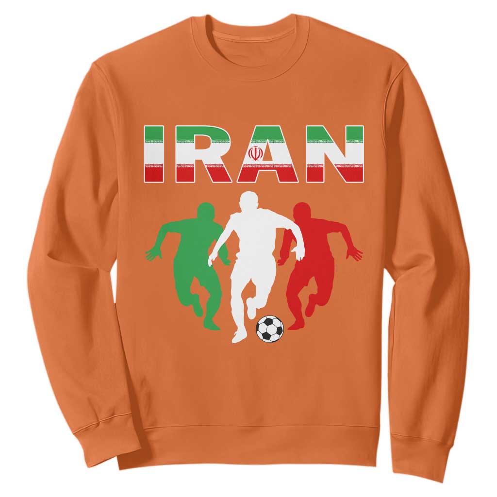 Supporting Iran Soccer Fan Sweatshirt Proud Persian Heritage Gift TS12 Orange Print Your Wear