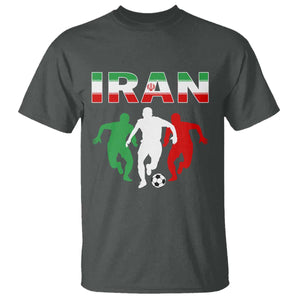 Supporting Iran Soccer Fan T Shirt Proud Persian Heritage Gift TS12 Dark Heather Print Your Wear