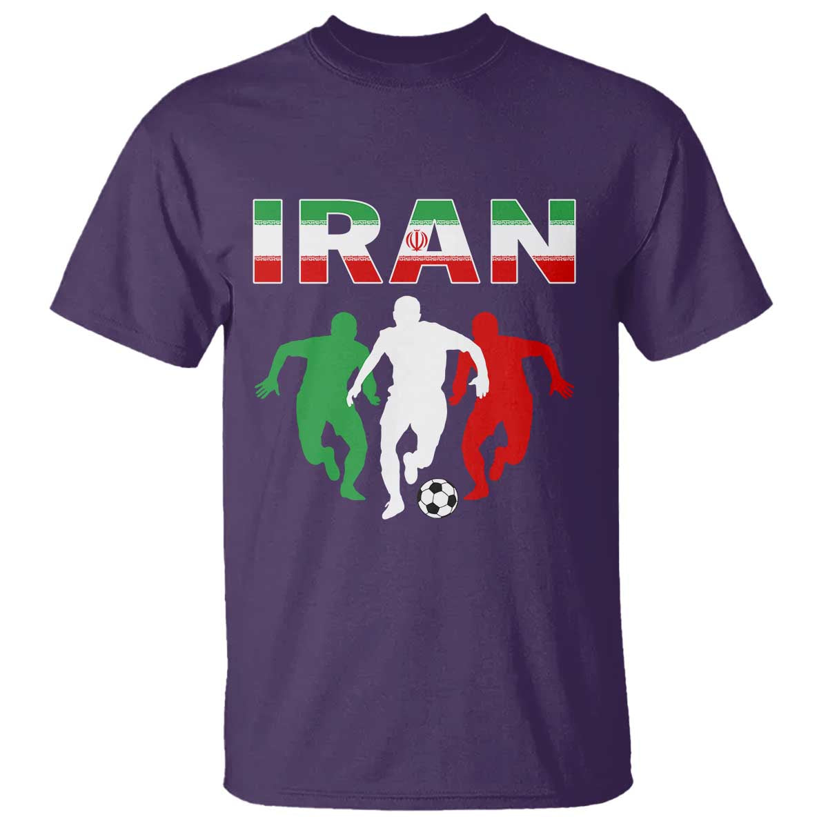 Supporting Iran Soccer Fan T Shirt Proud Persian Heritage Gift TS12 Purple Print Your Wear