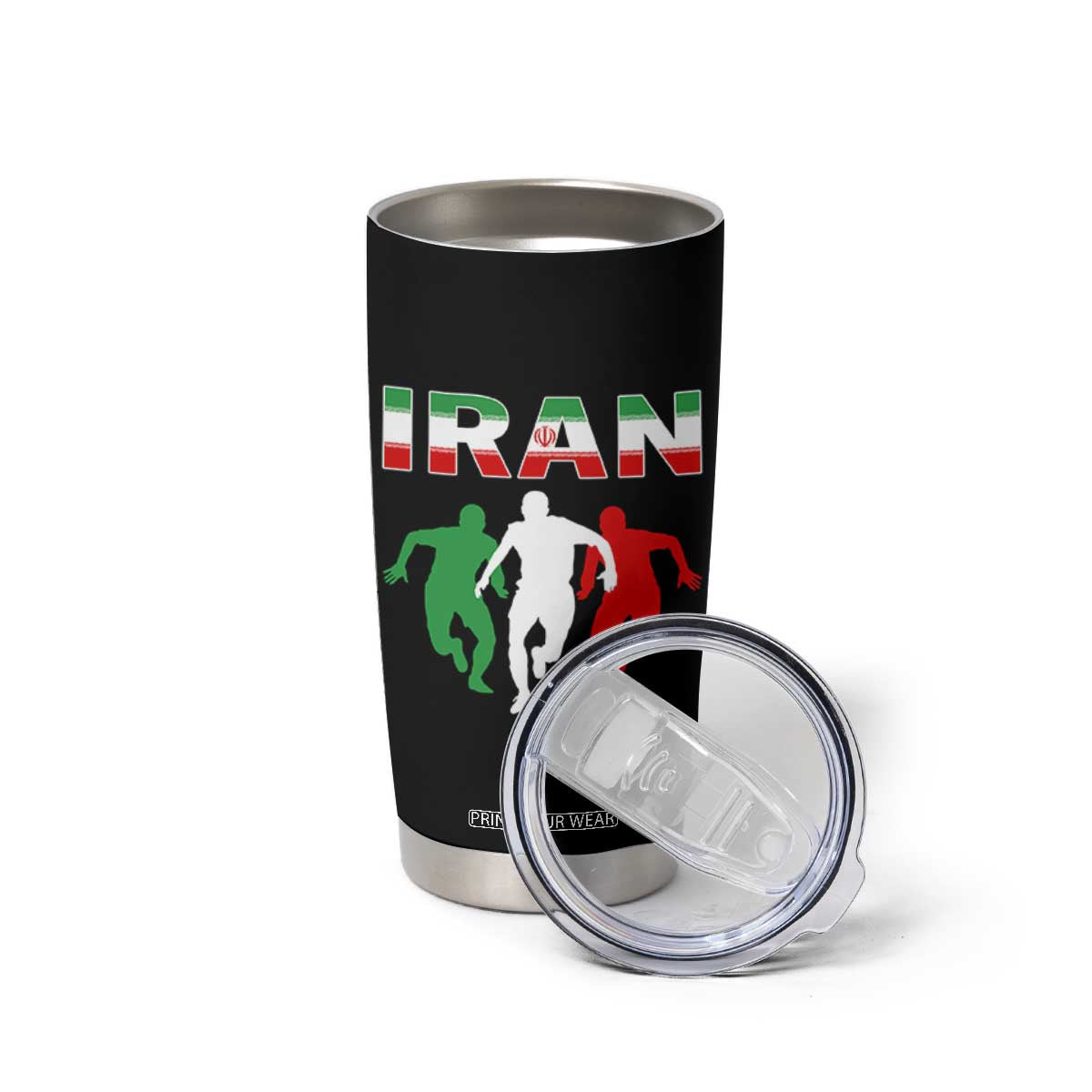 Supporting Iran Soccer Fan Tumbler Cup Proud Persian Heritage Gift TS12 Print Your Wear