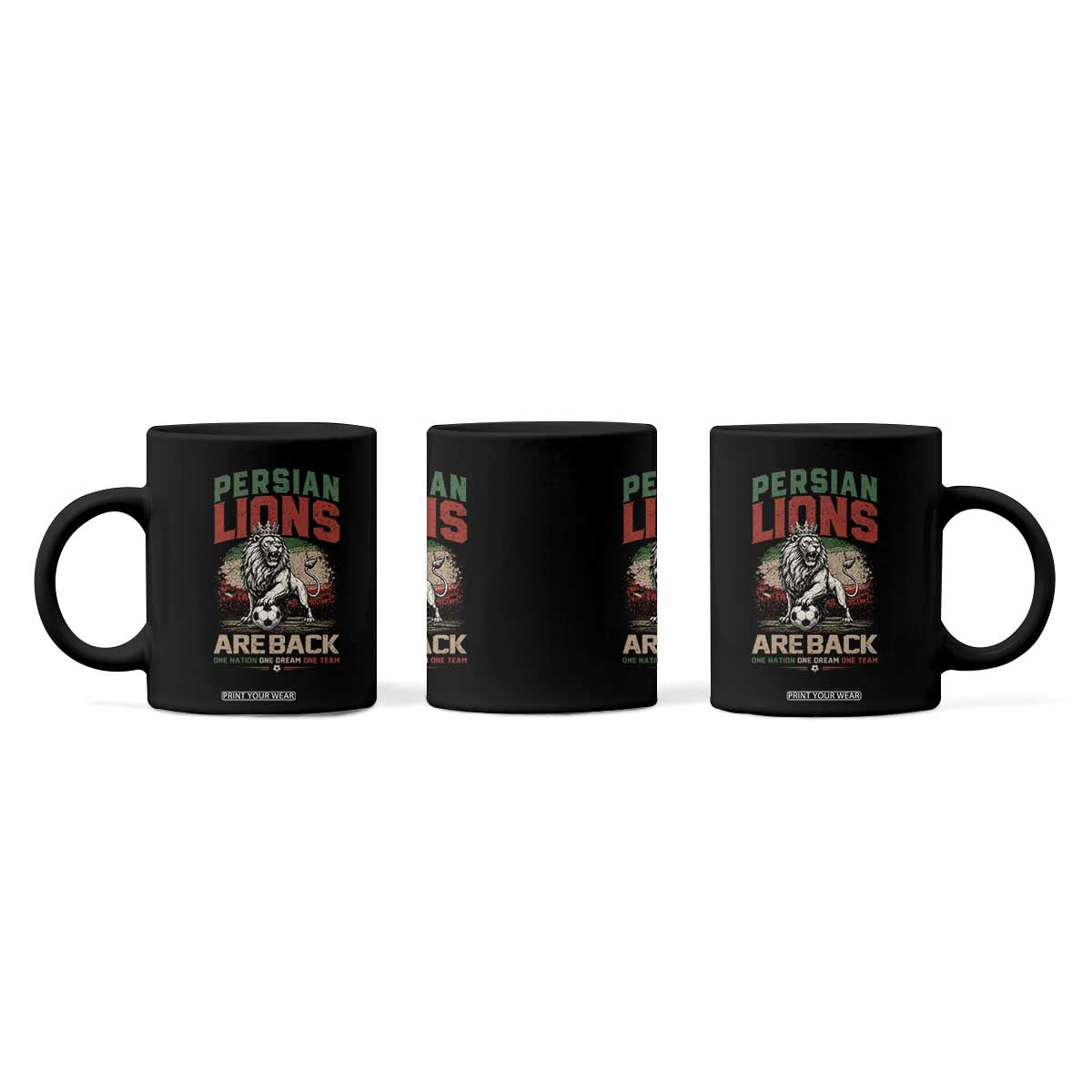 Proud Iran Soccer Fan Gift Coffee Mug Persian Lions Are Back TS12 Print Your Wear