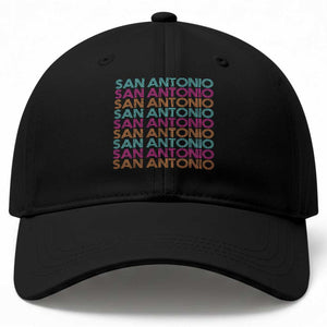 Vintage San Antonio Hoops Pride Baseball Cap Retro Basketball Fan TS12 Print Your Wear