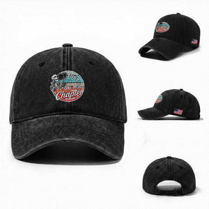 Just One More Chapter Washed Cotton Baseball Cap Funny Skeleton Reading Book TS12 Washed Cap Universal Fit Black Print Your Wear