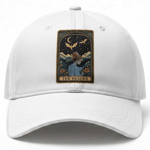 Funny The Reader Tarot Card Baseball Cap Girl Reading Fantasy Book TS12 Print Your Wear