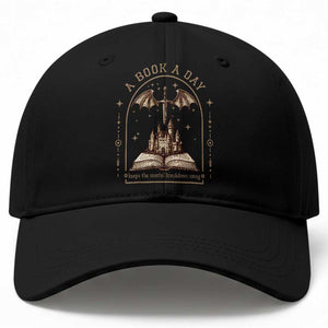 Fantasy Book Lover Baseball Cap A Book A Day Keeps The Mental Breakdown Away TS12 Print Your Wear