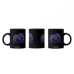 Love Never Forgets Elephant Mandala Coffee Mug Animal Lover Gift TS12 Print Your Wear
