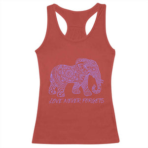 Love Never Forgets Elephant Mandala Racerback Tank Top Animal Lover Gift TS12 Red Print Your Wear