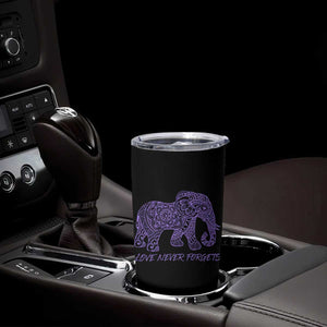 Love Never Forgets Elephant Mandala Tumbler Cup Animal Lover Gift TS12 Print Your Wear