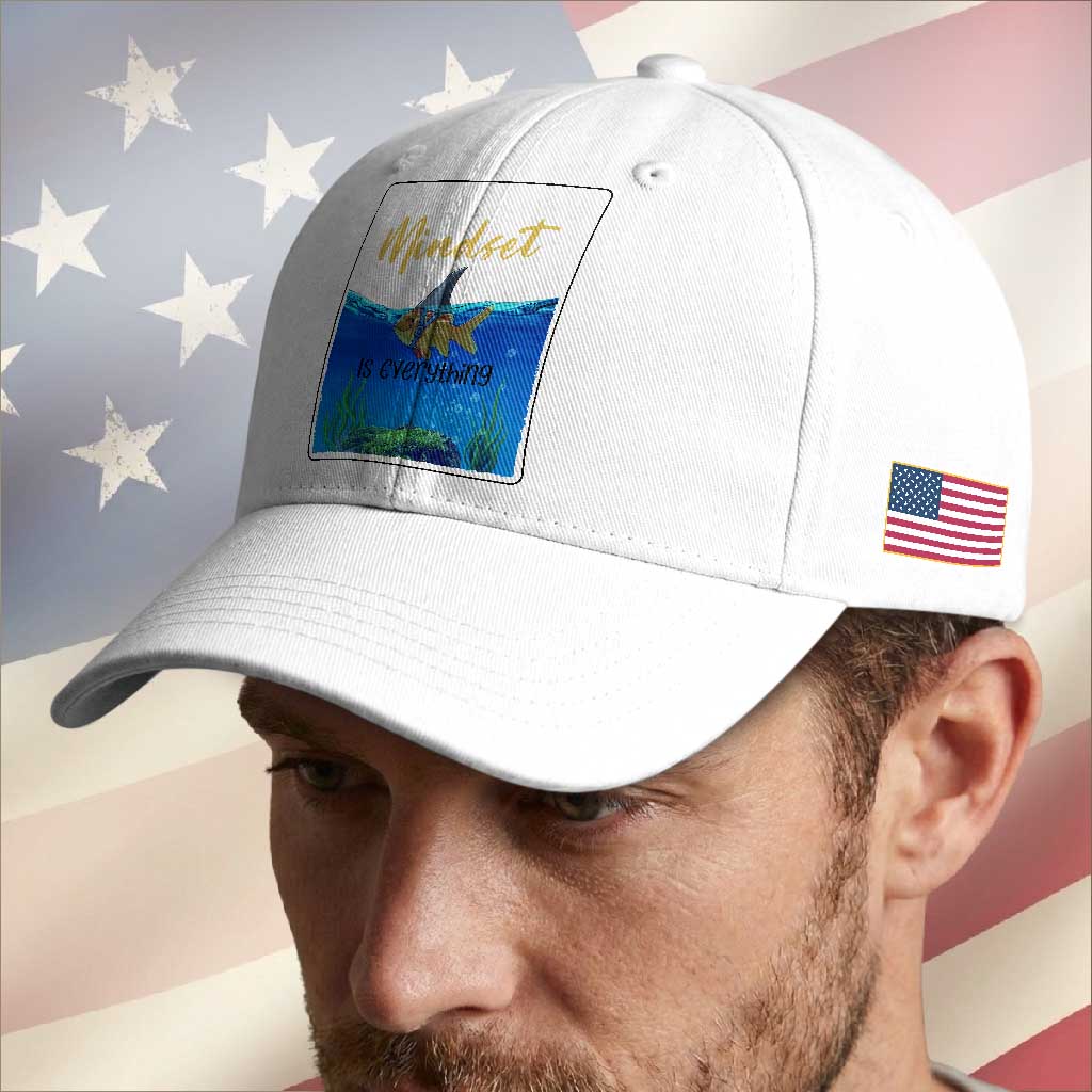 Mindset Is Everything Baseball Cap Positive Thinking Motivation TS12 Print Your Wear