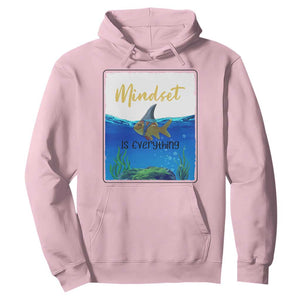 Mindset Is Everything Hoodie Positive Thinking Motivation TS12 Light Pink Print Your Wear